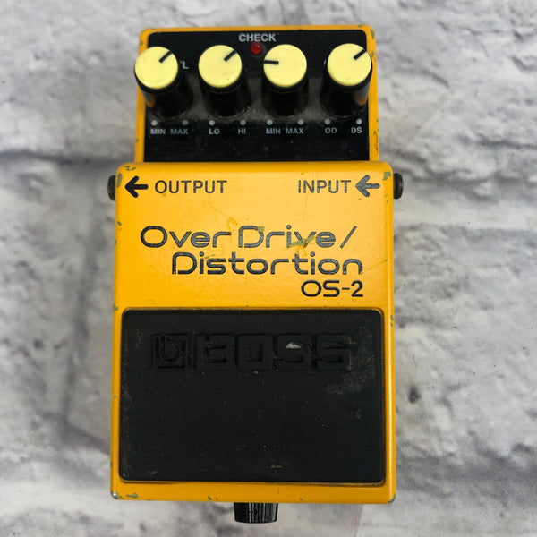 boss os 2 pedal Boss OS-2 Overdrive / Distortion Pedal