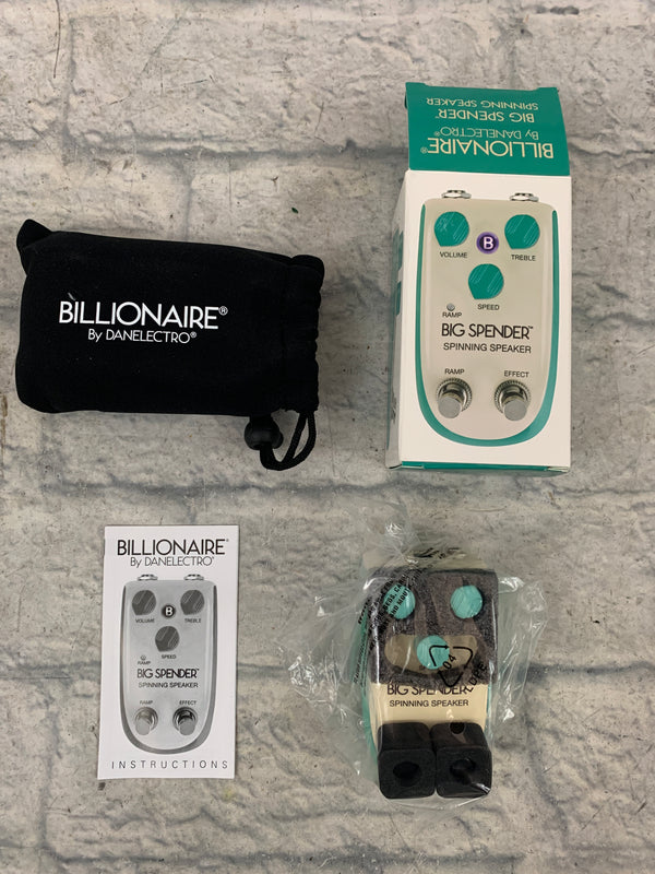 Danelectro billionaire big fashion spender