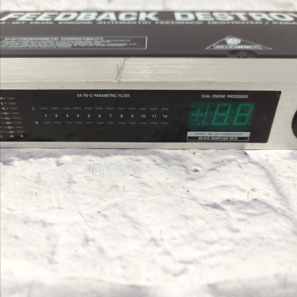 BEHRINGER FEEDBACK DESTROYER 「DSP 1100P」 Behringer DSP1100P Feedback Destroyer Pro - Evolution Music