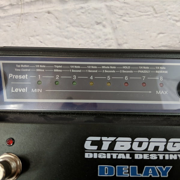 Rocktron Cyborg Digital Destiny Delay Pedal - New Old Stock