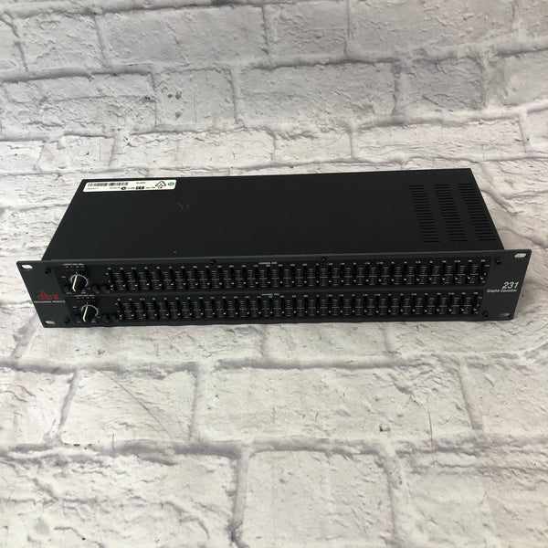 DBX 231 Dual 31 Band Rack Equalizer - Evolution Music