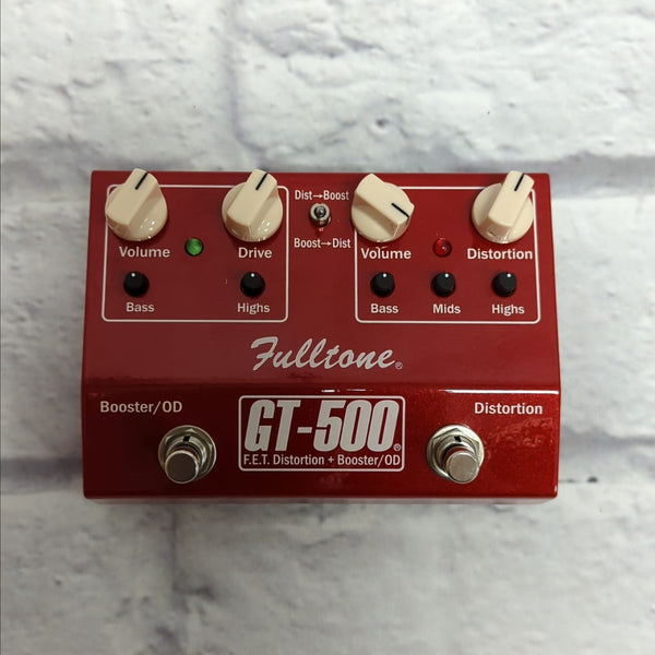 Fulltone GT-500 FET Distortion + Booster/OD Overdrive Guitar
