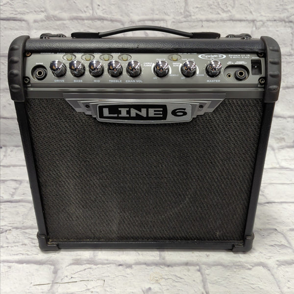 Line 6 electric guitar deals amp spider iii 15