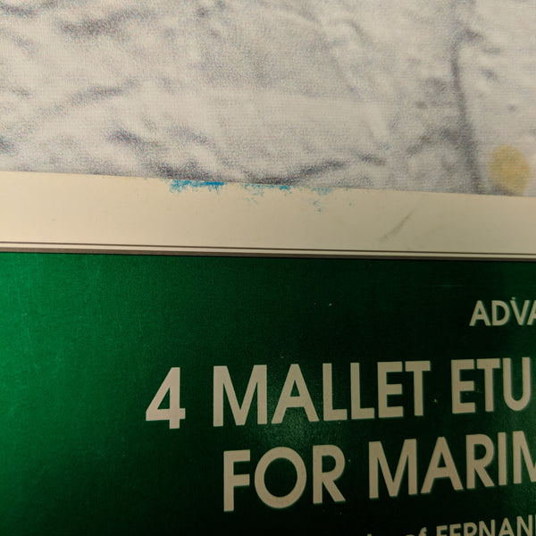 4 Mallet Etudes For Marimba Evolution Music