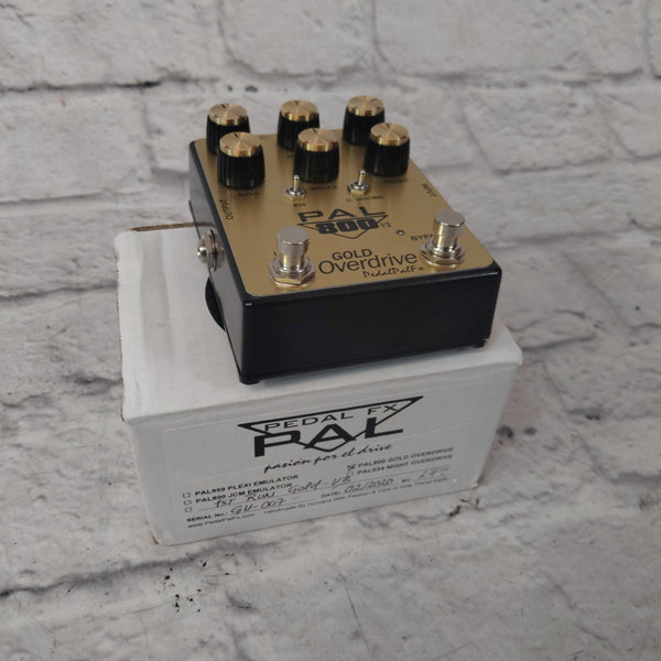 PedalPalFx PAL 800 V3 Gold Overdrive Pedal - Evolution Music