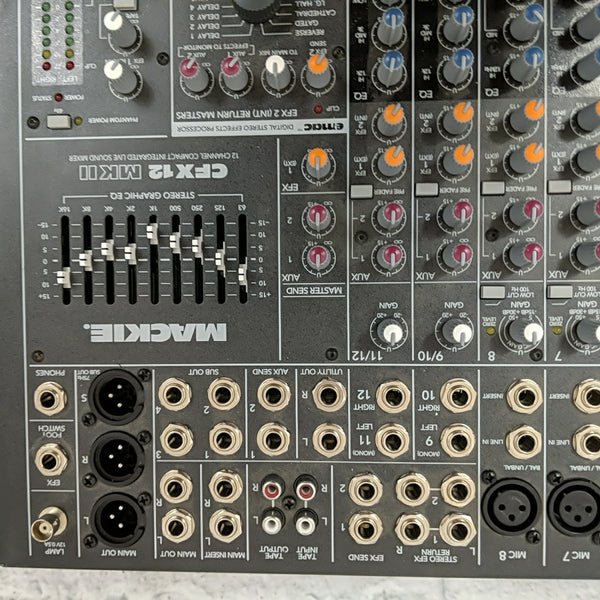 Mackie CFX 12 MKII 12 Channel Mixer Evolution Music