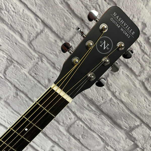 Nashville Guitar Works D10CE Dreadnought Cutaway Acoustic Electric Gui