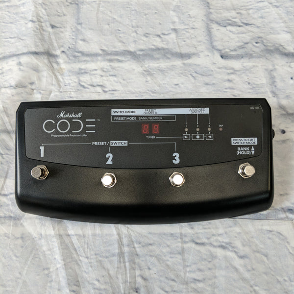 Marshall Code Footswitch (for the 25, 50 or 100 watt amps