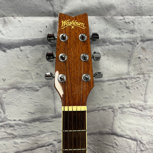 Washburn D-10 SZ Acoustic Guitar - Natural - Evolution Music