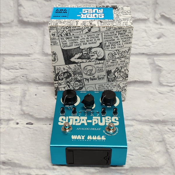 Way Huge Supa-Puss Analog Delay Pedal WHE 707 - Evolution Music