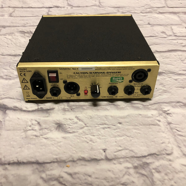 Eden WTX-500 Bass Amp Head - Evolution Music