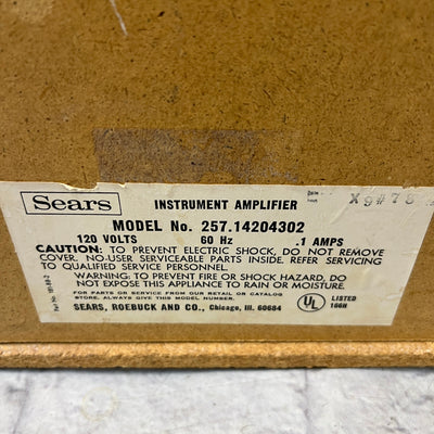 Sears Roebuck 5XL Vintage Guitar Combo Amp