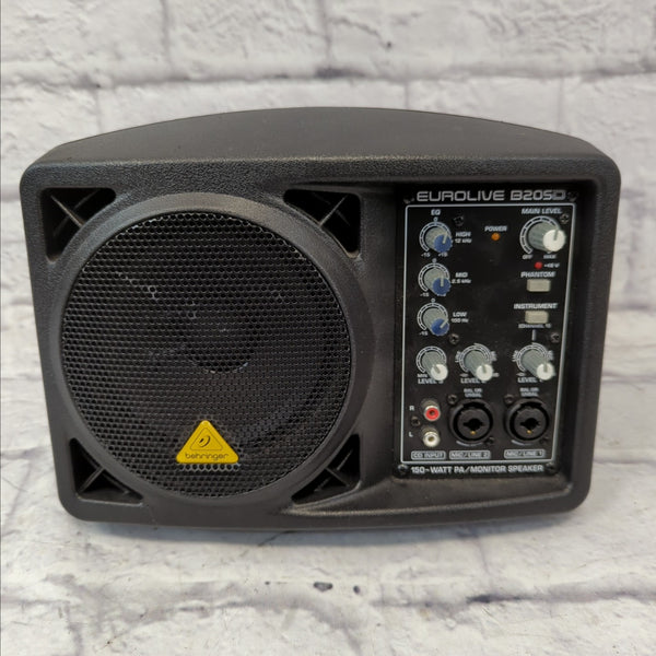 Behringer B205D Ultra Compact 150 Watt PA/Monitor Speaker System