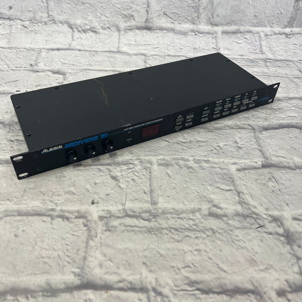 ALESIS MIDIVERB III 中古品 Alesis Midiverb III 16 Bit Digital Effects Processor with