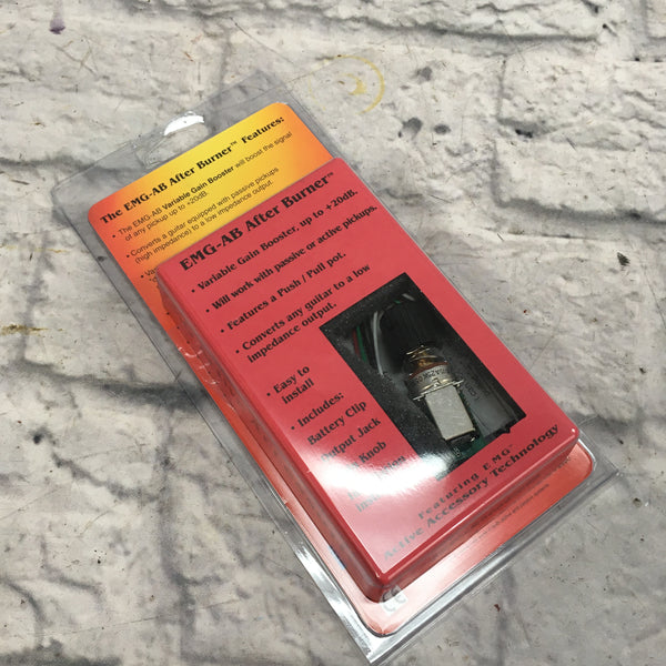 EMG AB Afterburner Push/Pull Booster – Gain Boost Poti Für Gitarre, Bis 20 DB