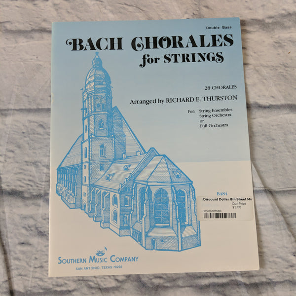Bach Chorales for strings for Double Bass - Evolution Music