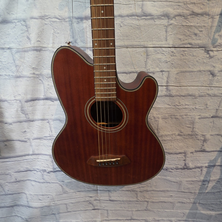 Ibanez Talman Double Cutaway Acoustic / Electric (OPN) W/ Case Acoustic Guitar