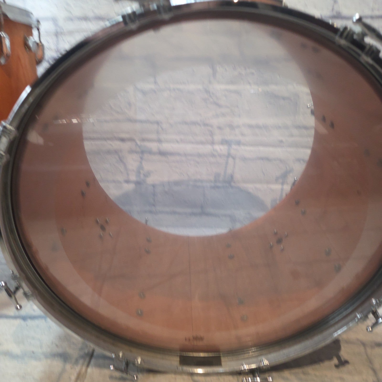 Pearl 1970s Era ( striped finish - model unknown) 3 Piece Drum  Drum Kit