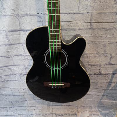 Ibanez AEB5E-BK ( Green Strings)  Acoustic Bass
