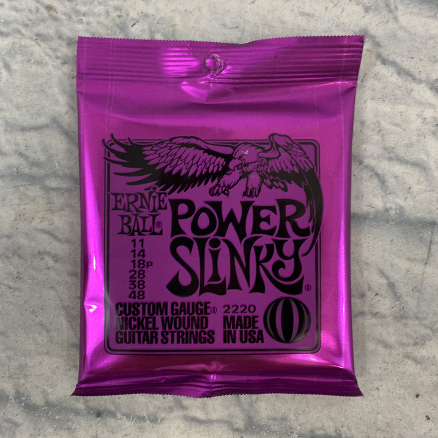Ernie Ball EB2220 Power Slinky Medium Nickel Electric Guitar Strings 11-48
