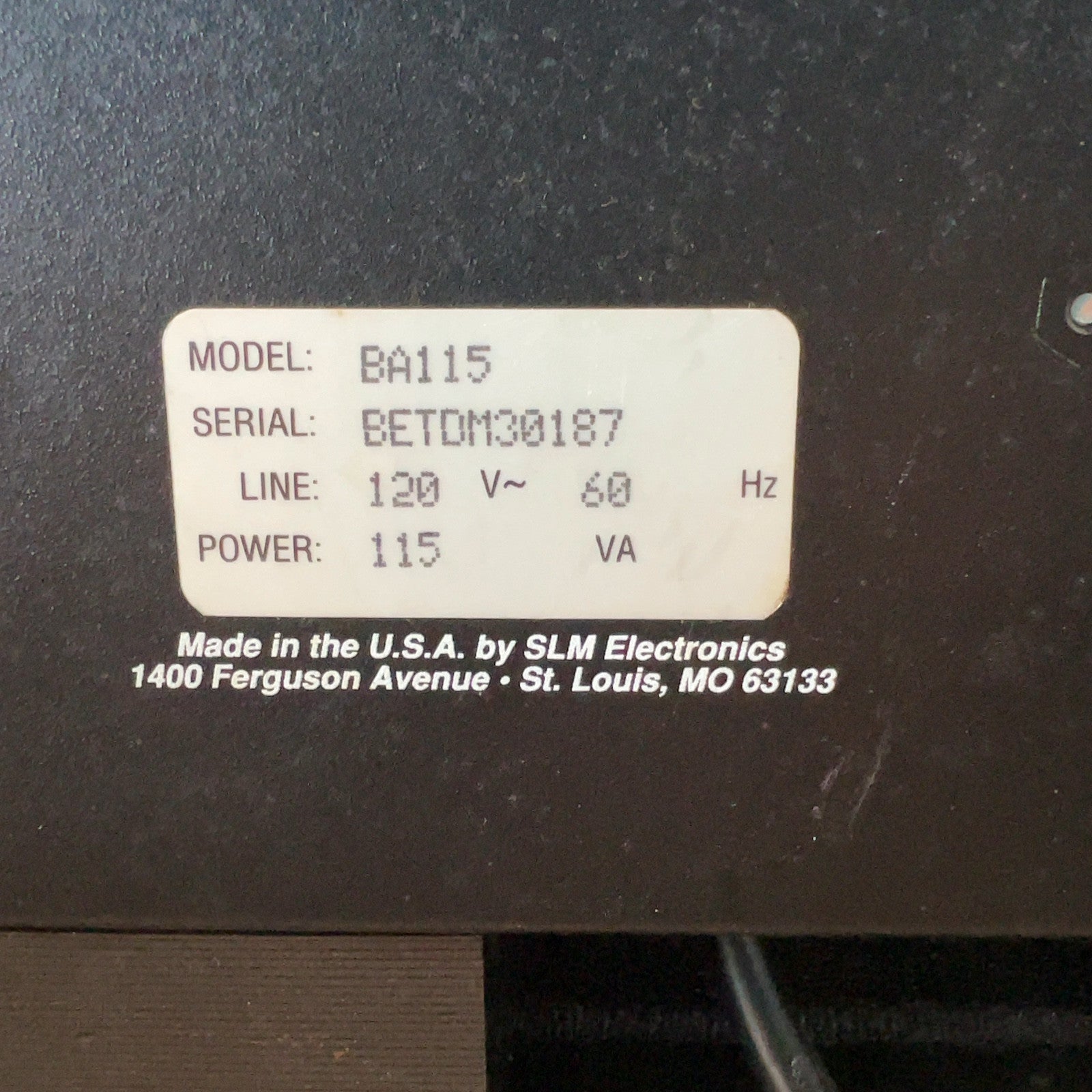 Ampeg BA115 V1 USA Made Bass Guitar Combo Amp