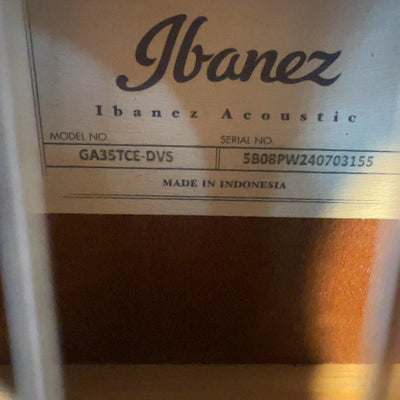 Ibanez Ga35tce-dvs Classical Acoustic Guitar