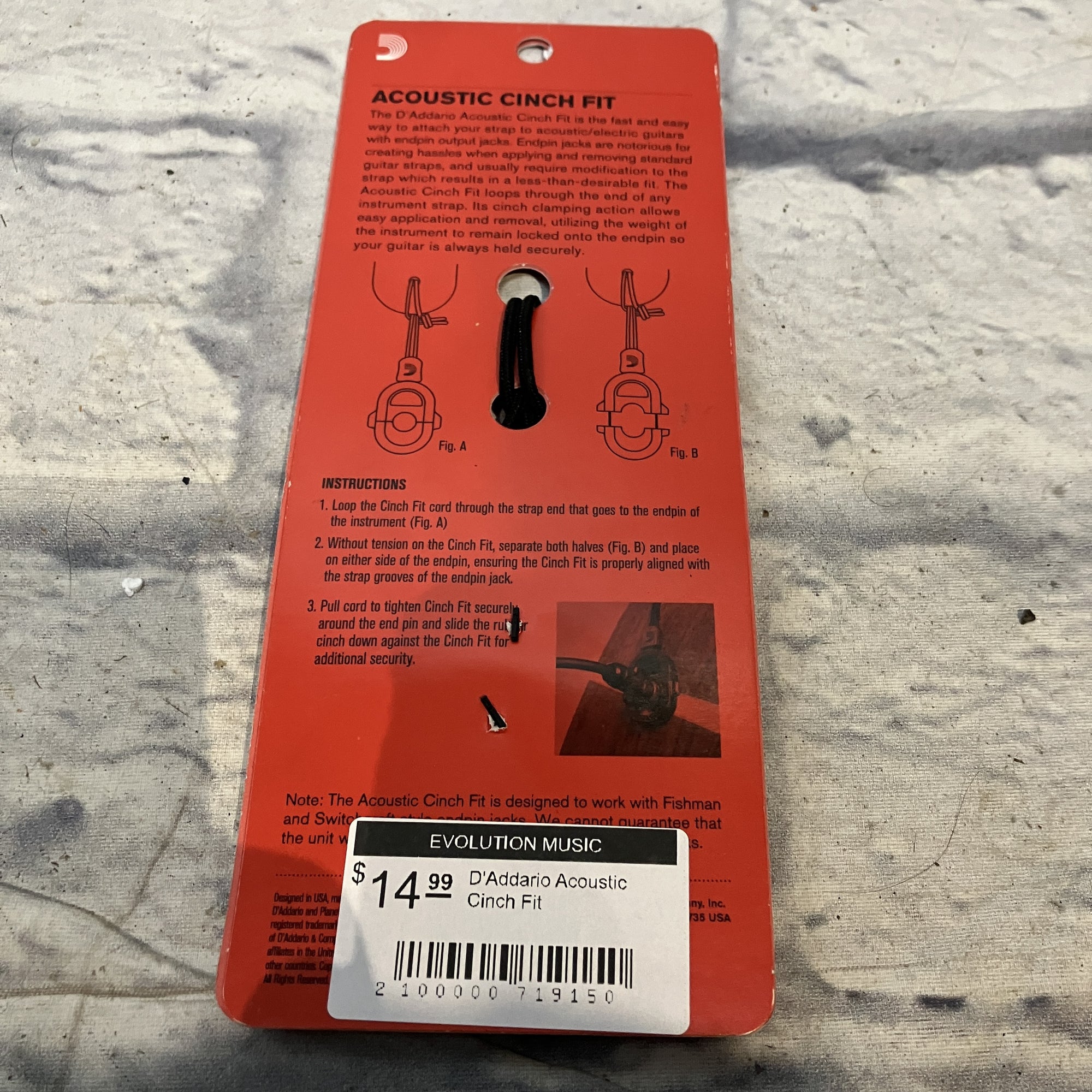 D'Addario Acoustic Cinch Fit