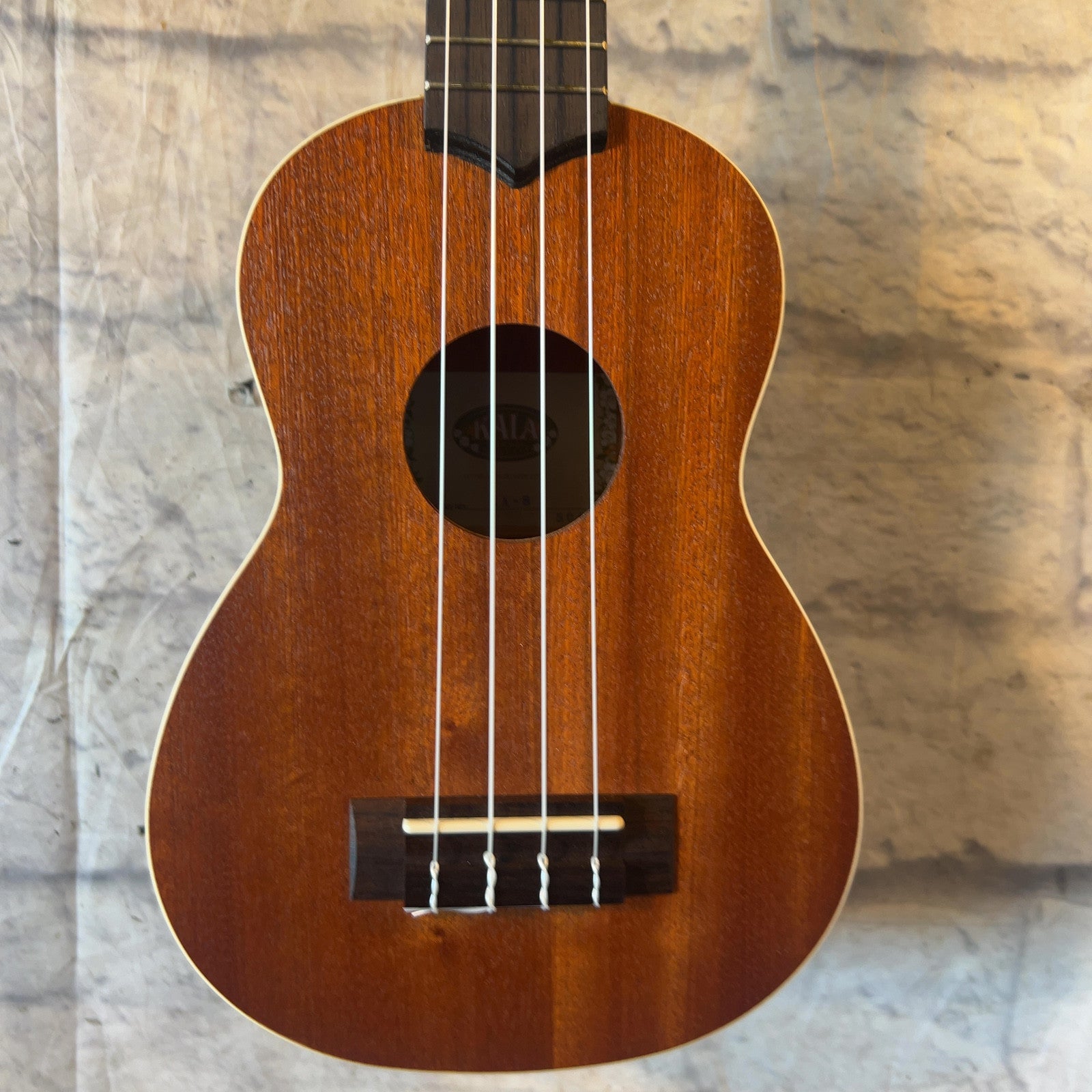 Kala KA-S Satin Mahogany Soprano Ukulele with Padded Gig Bag