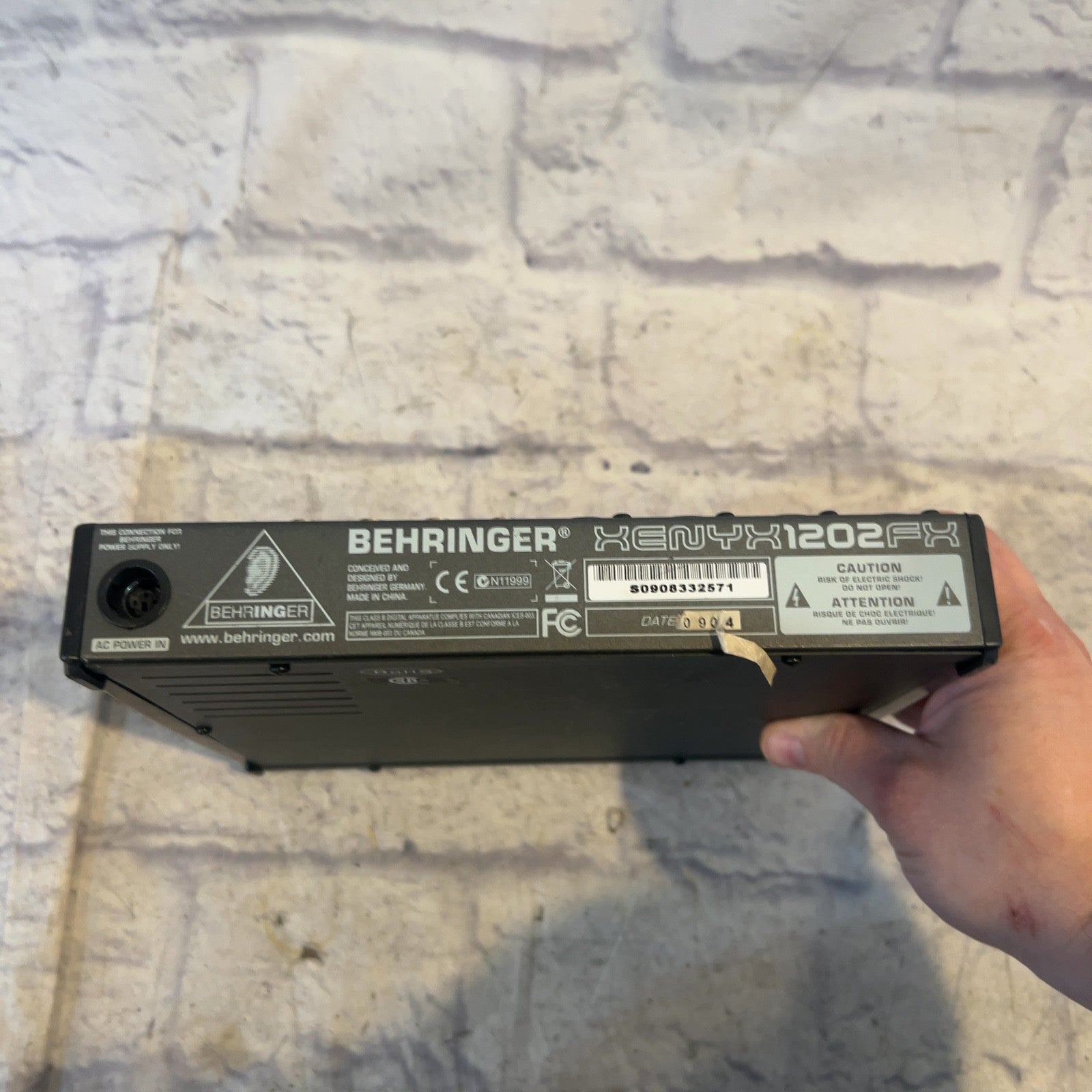 Behringer Xenyx 1202FX Mixer with Power Supply