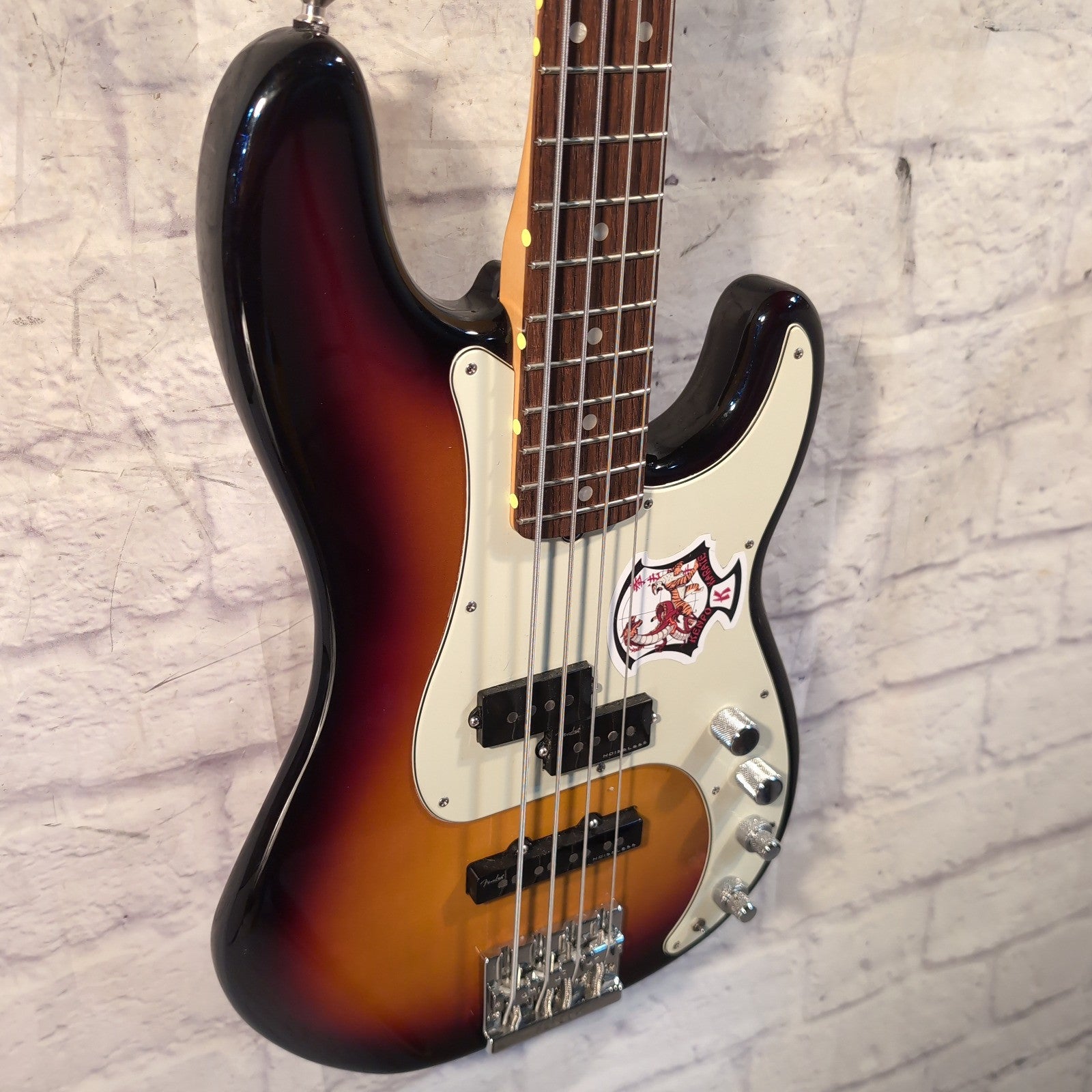 2021 Fender American Ultra Precision Bass 4 String Bass Guitar USA - Ultraburst