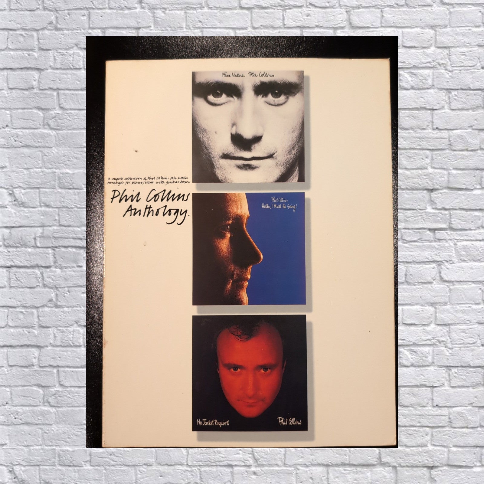 Phil Collins Anthology - Piano Vocal Guitar Song Book
