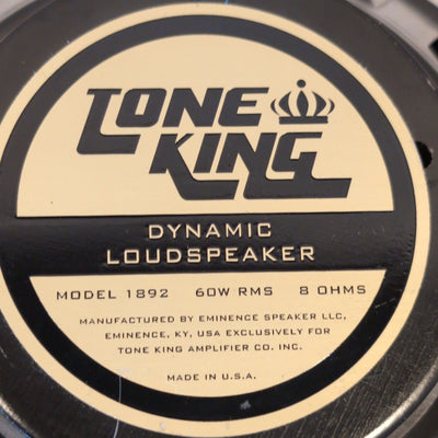 Tone King Model 1892 8 ohm 60-watt Guitar Amp Replacement Speaker Speaker