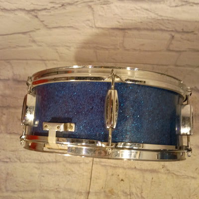 Unknown Vintage Japan Blue Sparkle Snare Drum