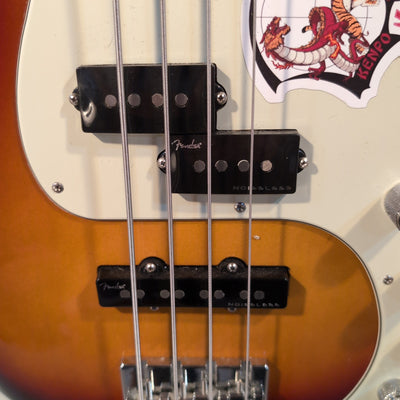 2021 Fender American Ultra Precision Bass 4 String Bass Guitar USA - Ultraburst