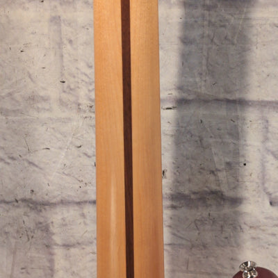 Fender Player Plus Active Jazz 4 String Bass with Maple Neck in Aged Candy Apple Red MIM