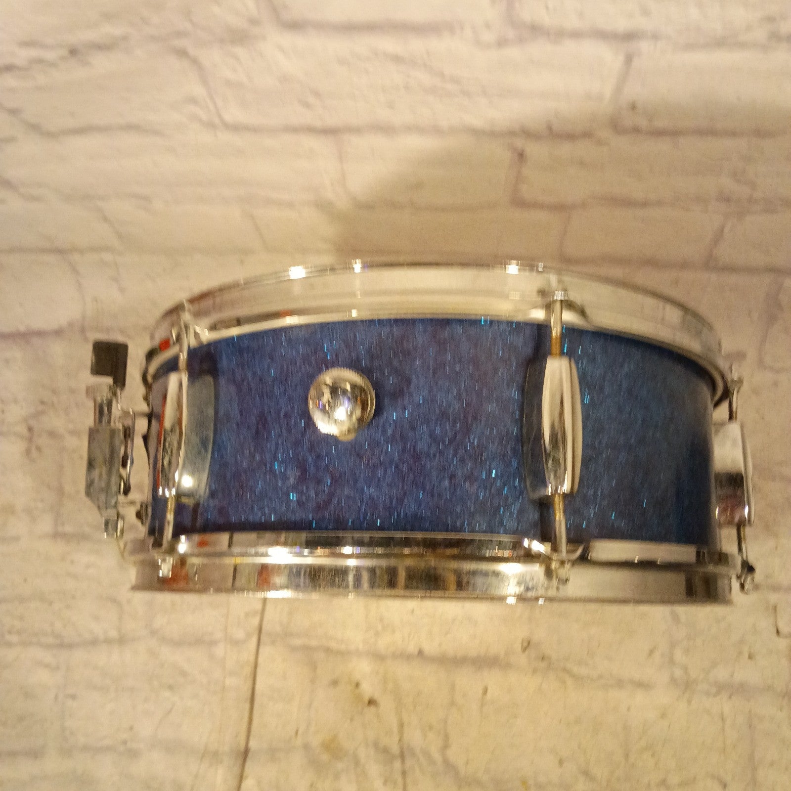 Unknown Vintage Japan Blue Sparkle Snare Drum