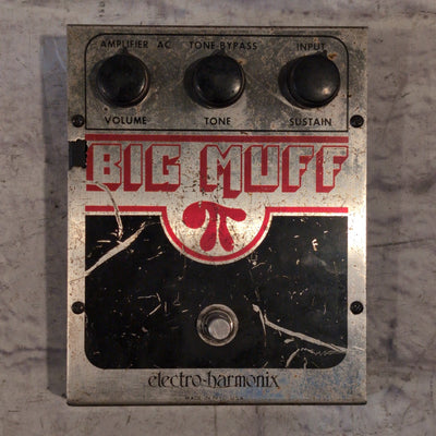 Vintage Electro-Harmonix Big Muff Pi V5 Op-Amp Tone Bypass - EH-1322 - 1978 CTS Pot Codes - Fuzz Pedal