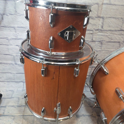 Pearl 1970s Era ( striped finish - model unknown) 3 Piece Drum  Drum Kit