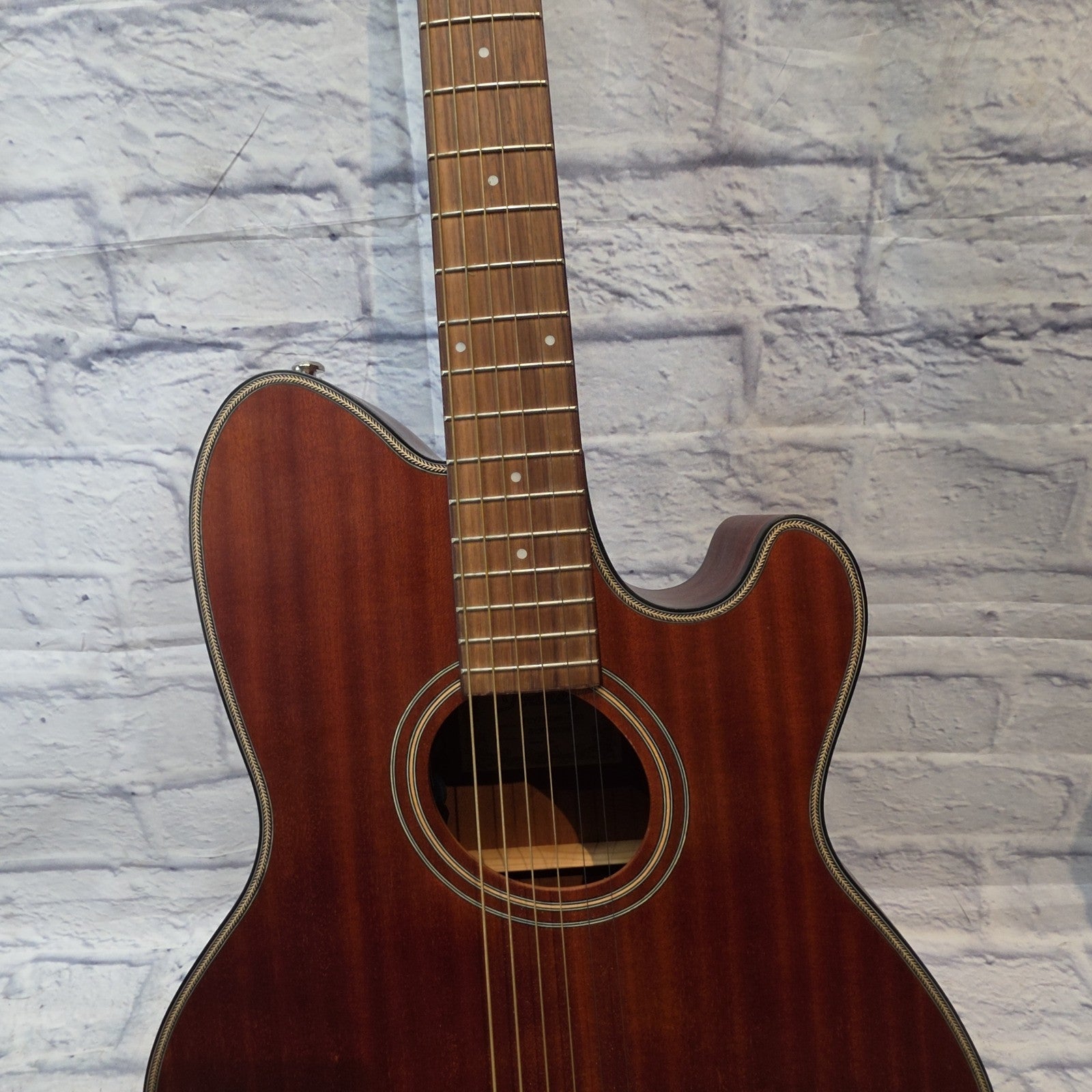 Ibanez Talman Double Cutaway Acoustic / Electric (OPN) W/ Case Acoustic Guitar
