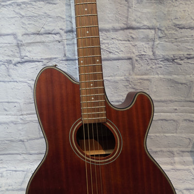 Ibanez Talman Double Cutaway Acoustic / Electric (OPN) W/ Case Acoustic Guitar