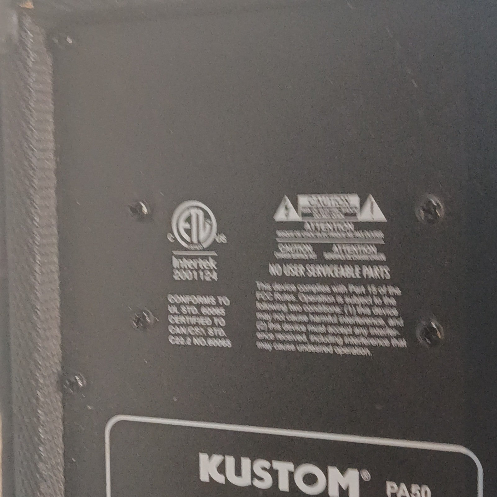 Kustom PA50 Portable PA