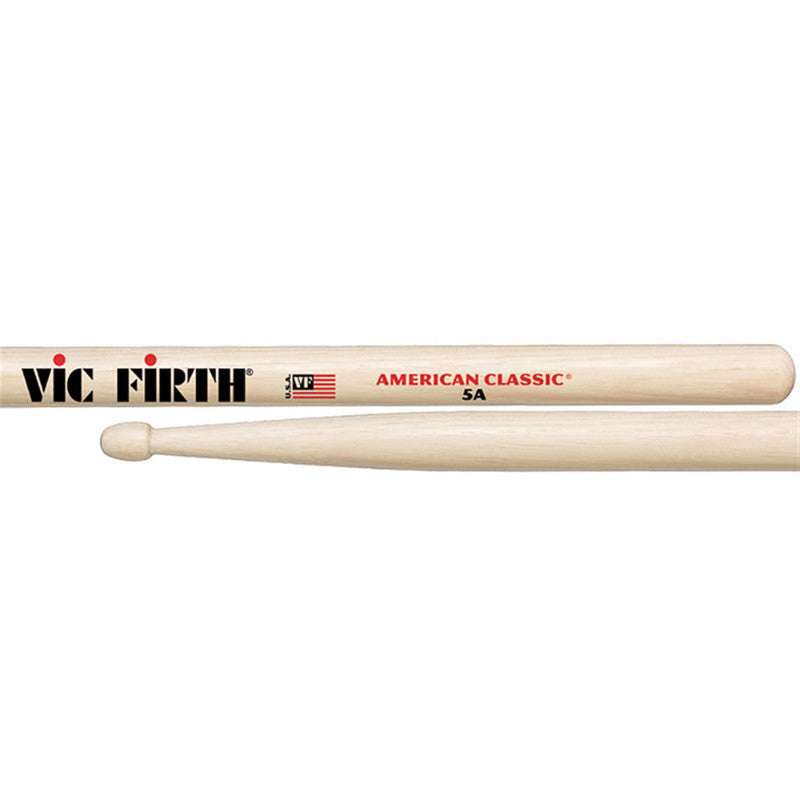 Vic Firth 5AW Wood Tip Drum Sticks VF5A