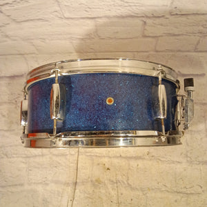 Unknown Vintage Japan Blue Sparkle Snare Drum
