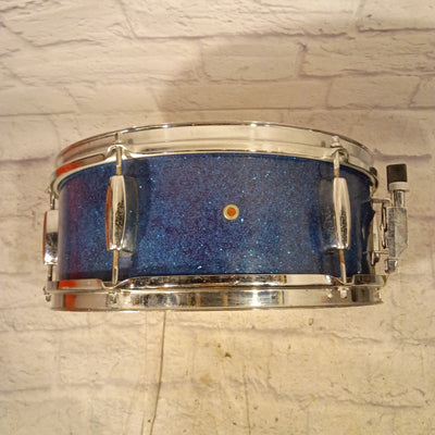 Unknown Vintage Japan Blue Sparkle Snare Drum