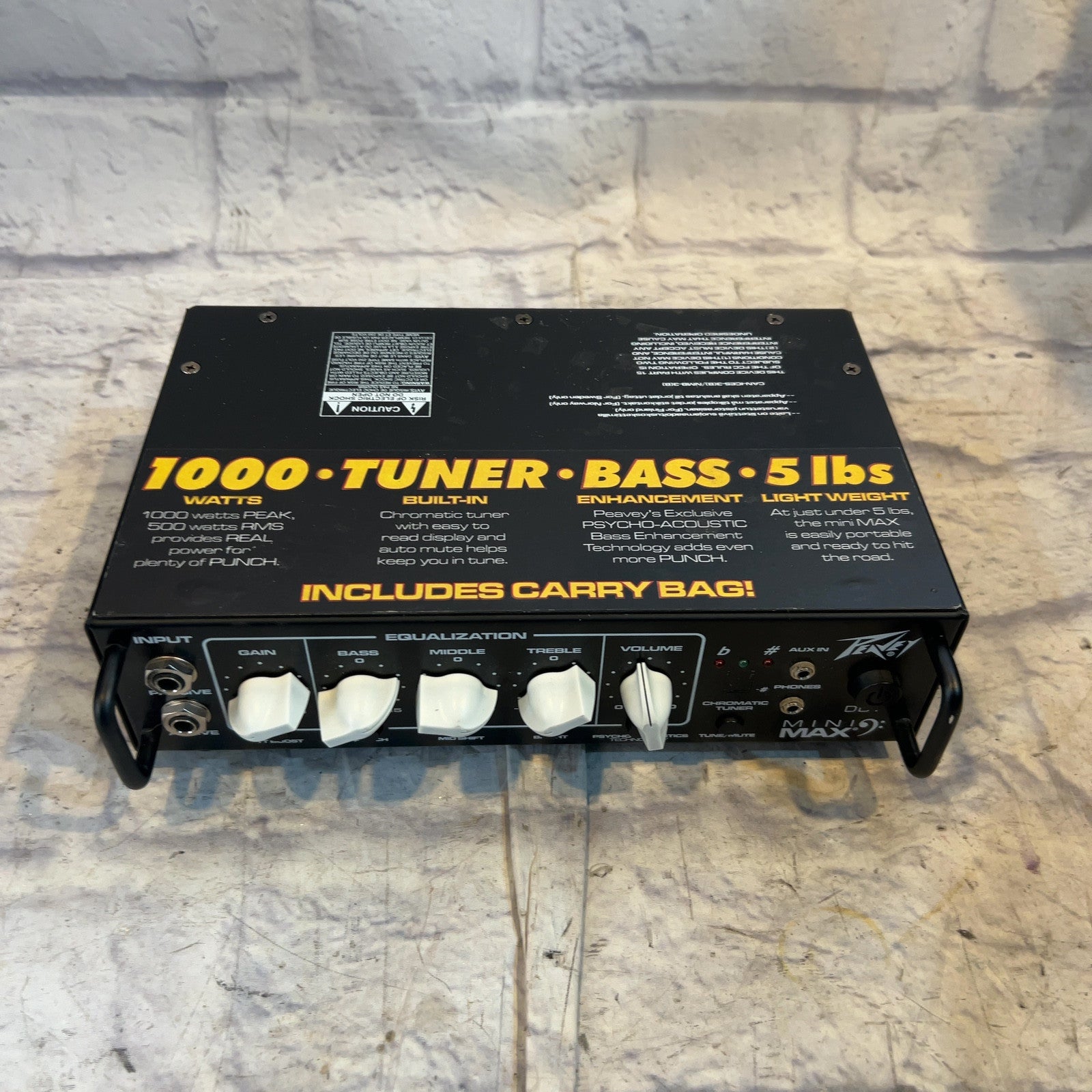 Peavey Mini Max Bass Amp Head