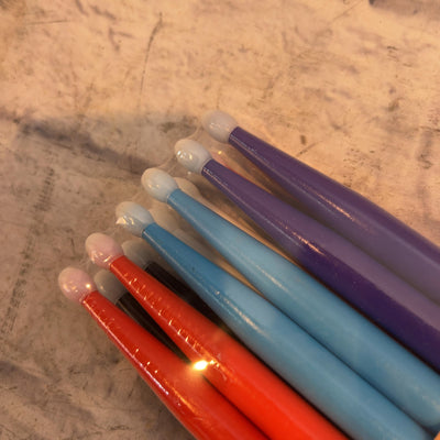 New York Pro 7A Colored Drum Stick Pack of 6