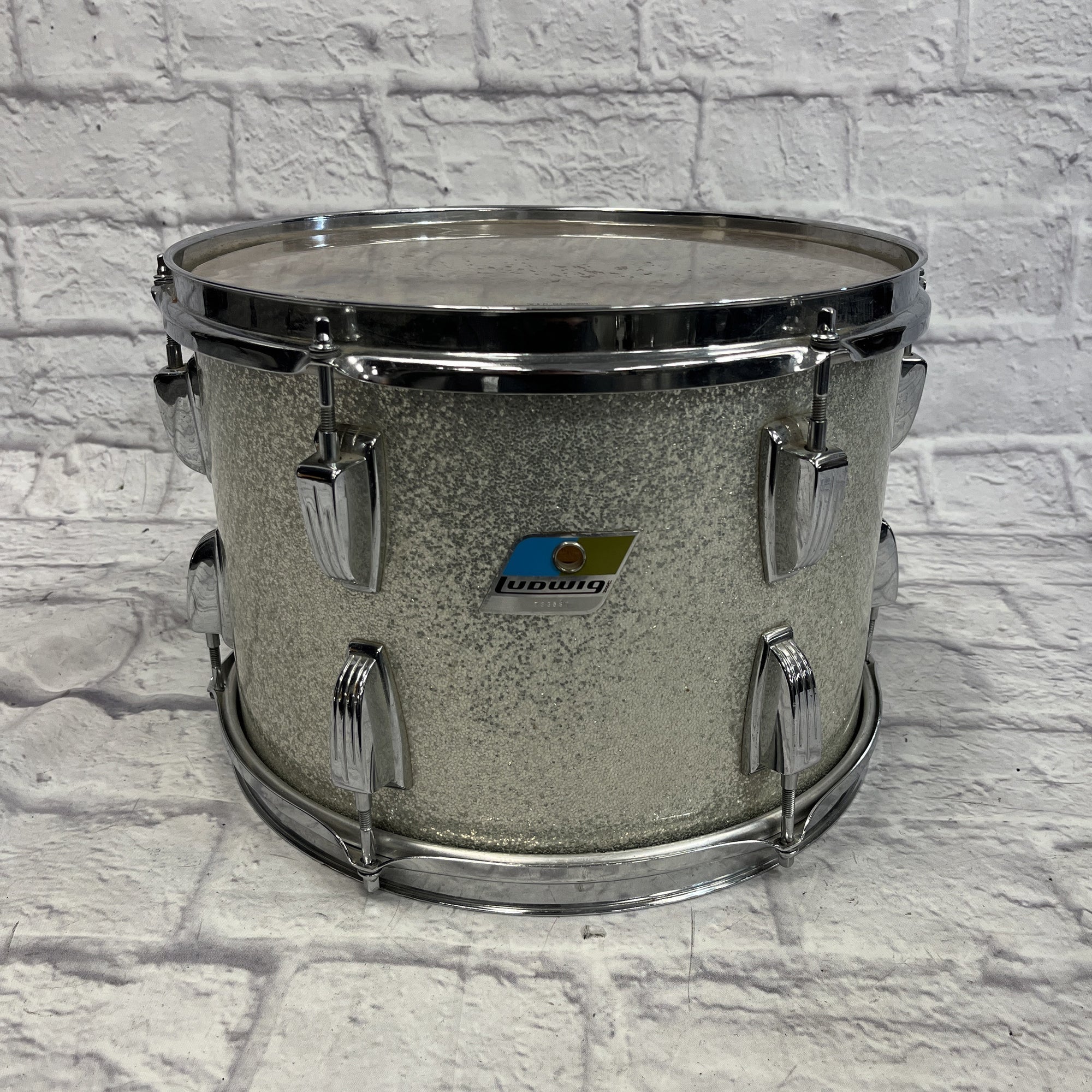 Ludwig Silver Sparkle Blue and Olive 13x9" Tom
