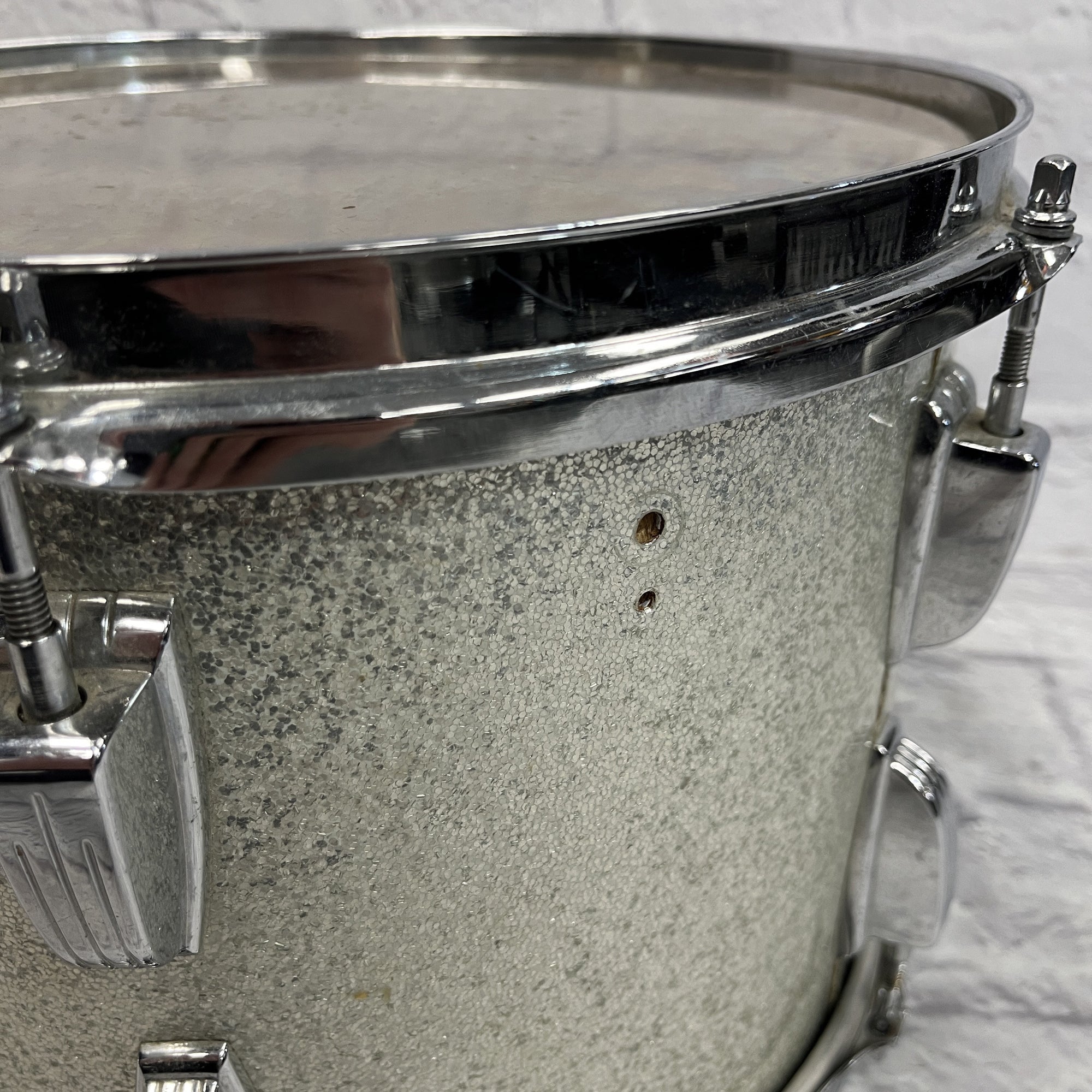 Ludwig Silver Sparkle Blue and Olive 13x9" Tom
