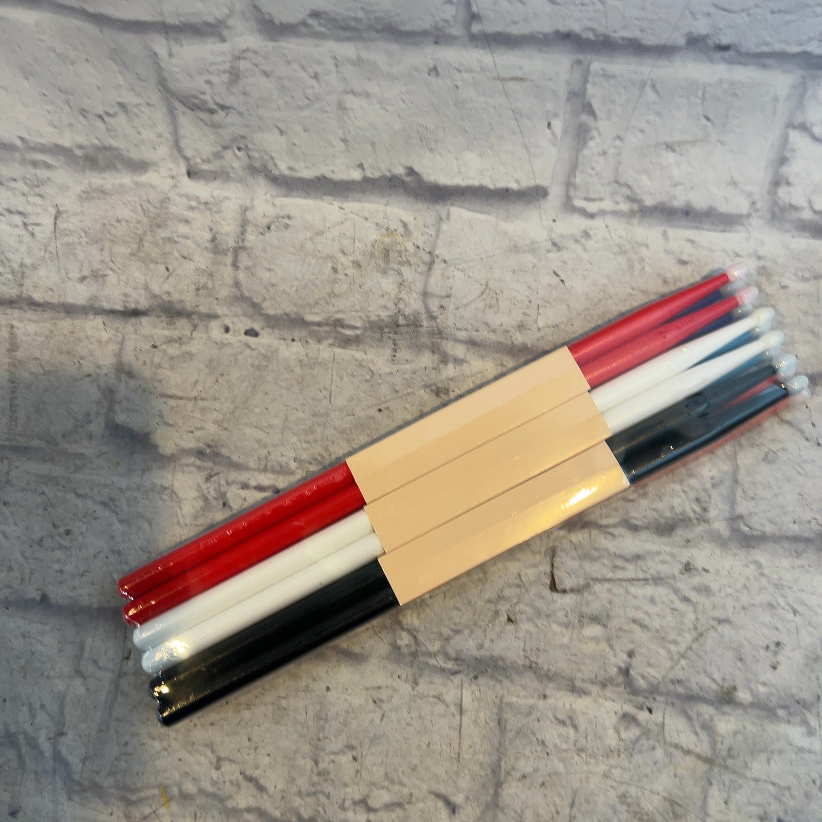 New York Pro 7A Colored Drum Stick Pack of 6