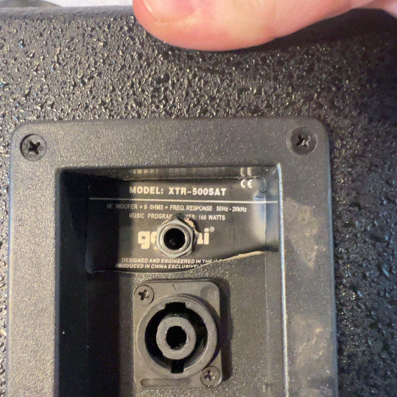 Gemini XTR-500SAT Passive Satellite Speaker Passive Speaker